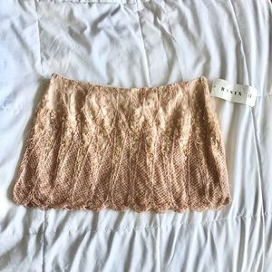 light pink beaded skirt